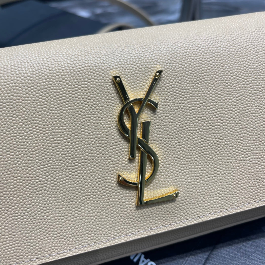 YSL Saint Laurent Kate Clutch Bag Monogram 7In18Cm Ysl 1059