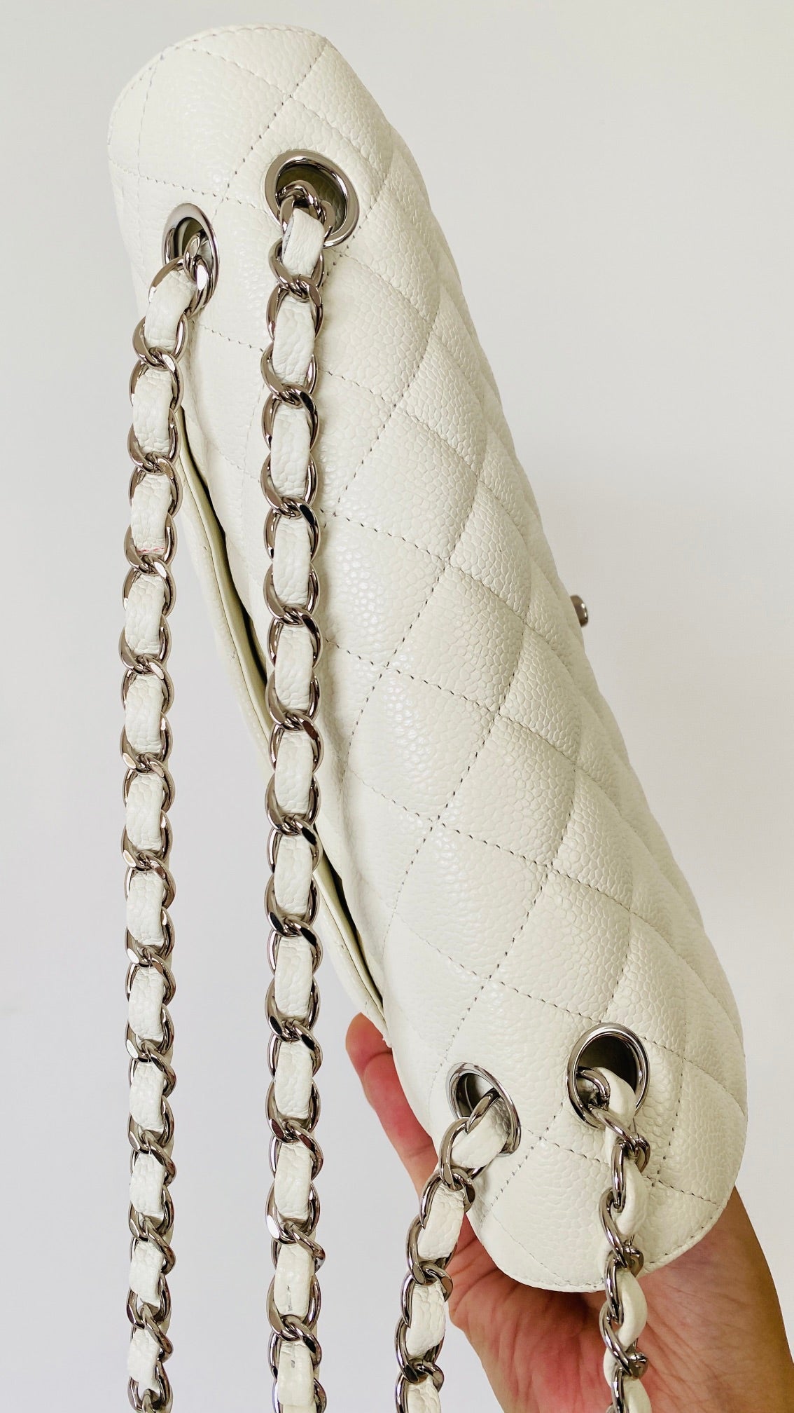 Chlsmall Classic Handbag For Women Bags White Travel Bag