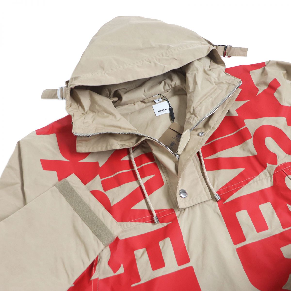 Burberry Blouson Outer Cotton Outer Lining Cotton Lining Mens Nylon Beige Travel Bag