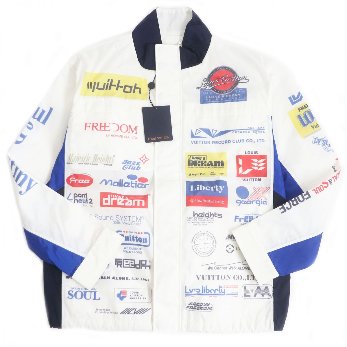 Louis Vuitton jacket 1A5DID Nylon Cotton White Apparel