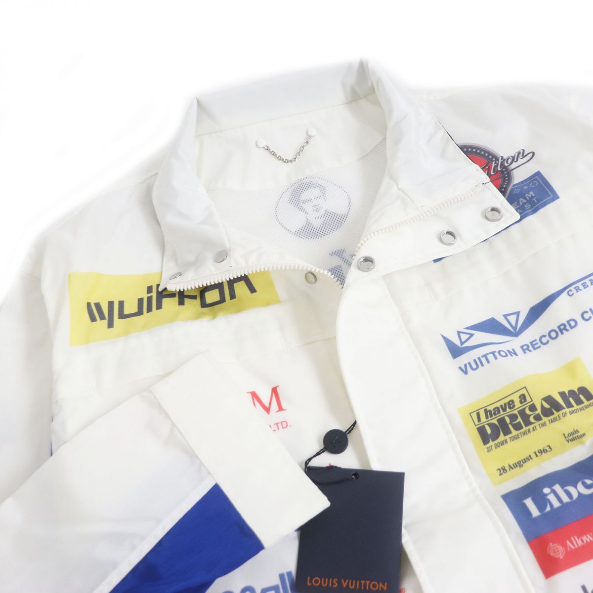 Louis Vuitton jacket 1A5DID Nylon Cotton White Apparel