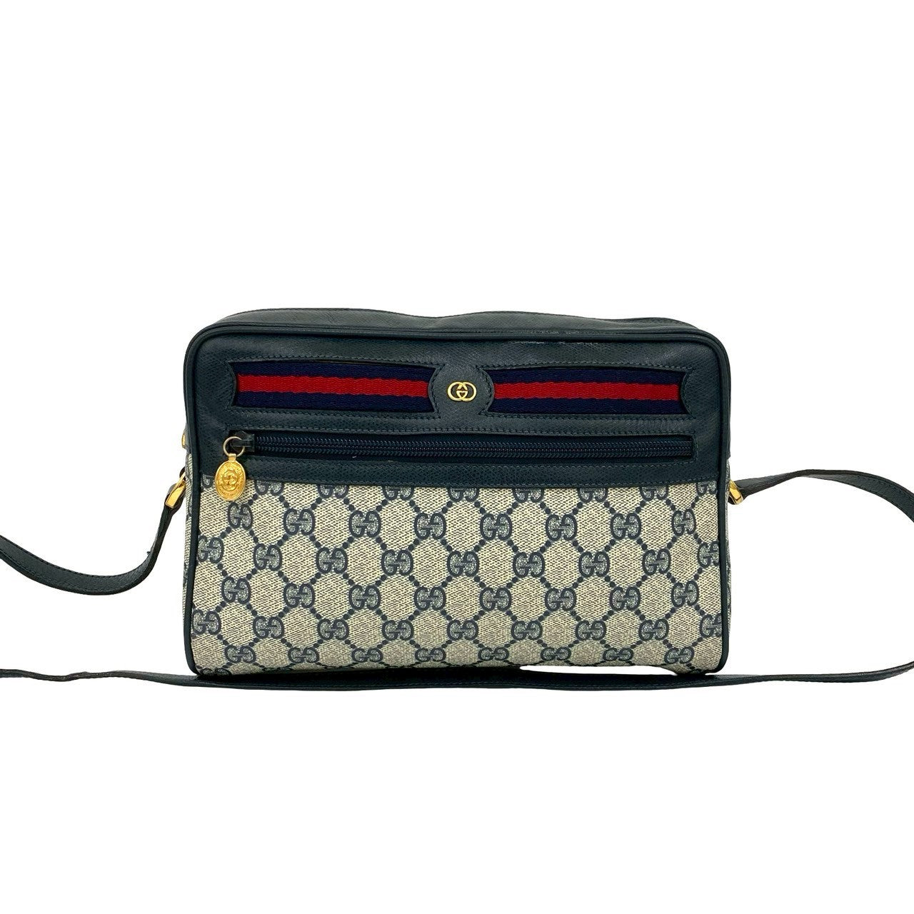 Gucci Pvc Shoulder Bag Leather Logo Bag 5