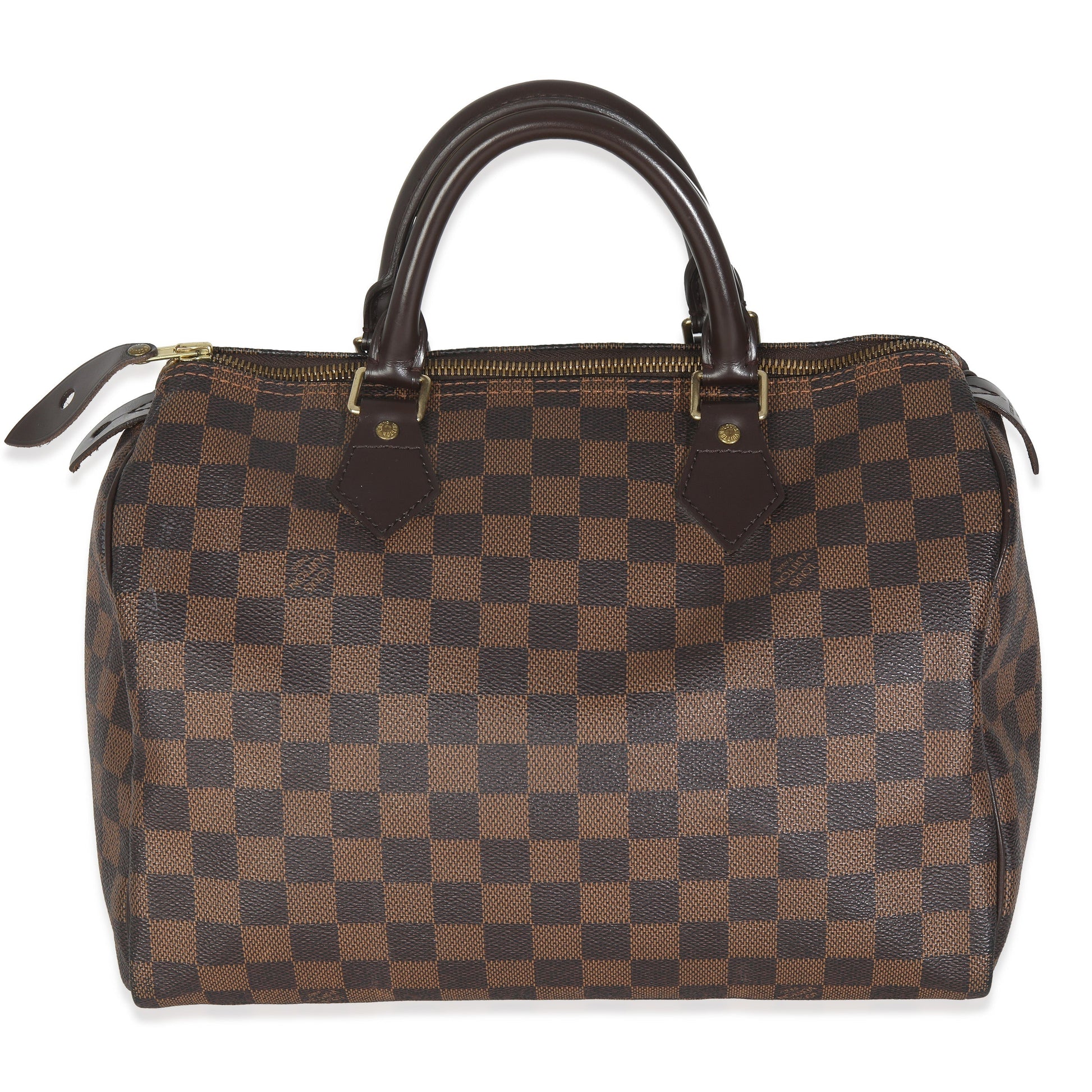 Louis Vuitton Damier Ebene Speedy 30 Canvas Handbag 3