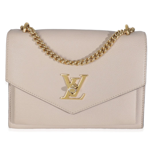 Louis Vuitton Mylockme BB Calfskin Pink Chain Handbag