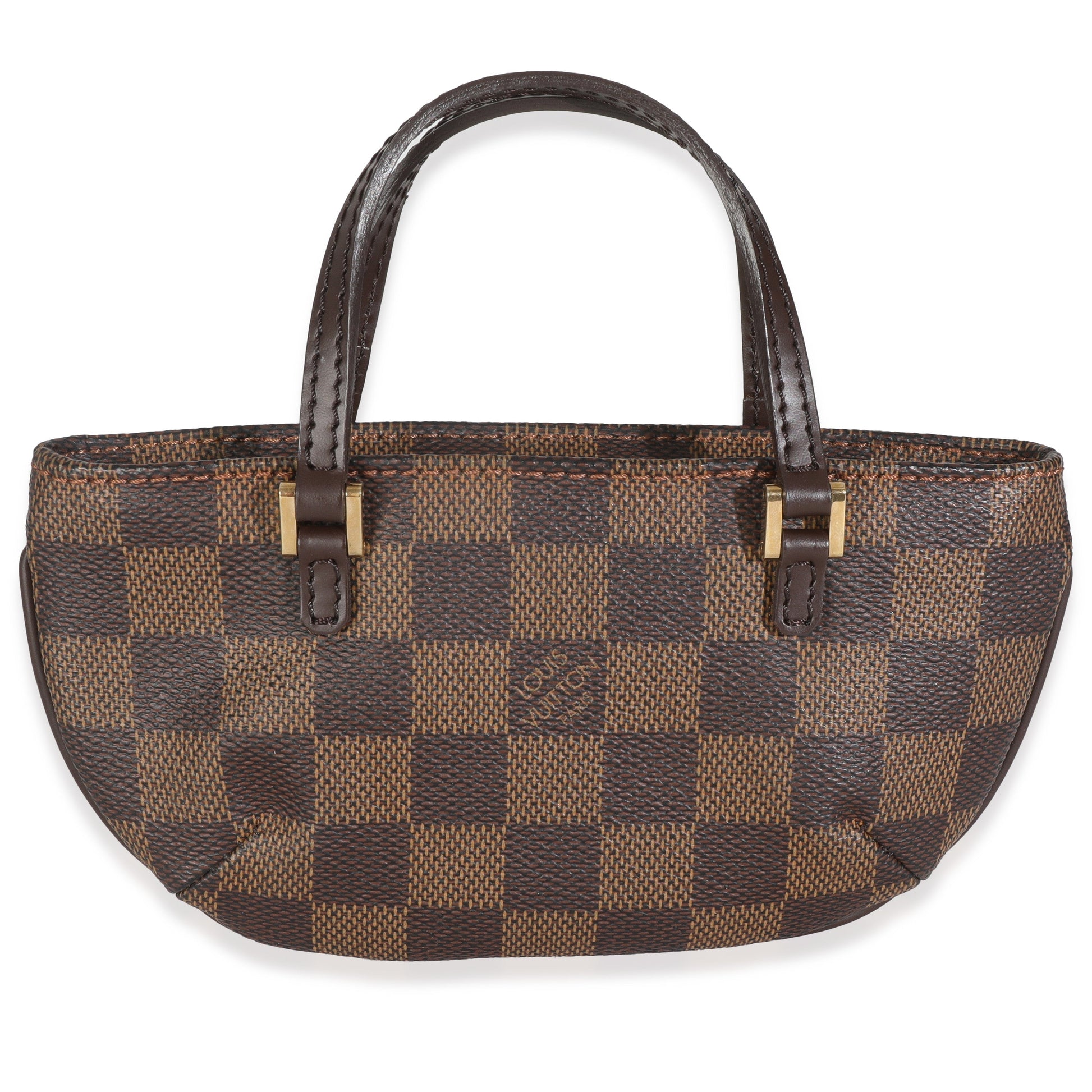 Louis Vuitton Damier Ebene Manosque GM Pochette Canvas Clutch Bag Gm Pochette