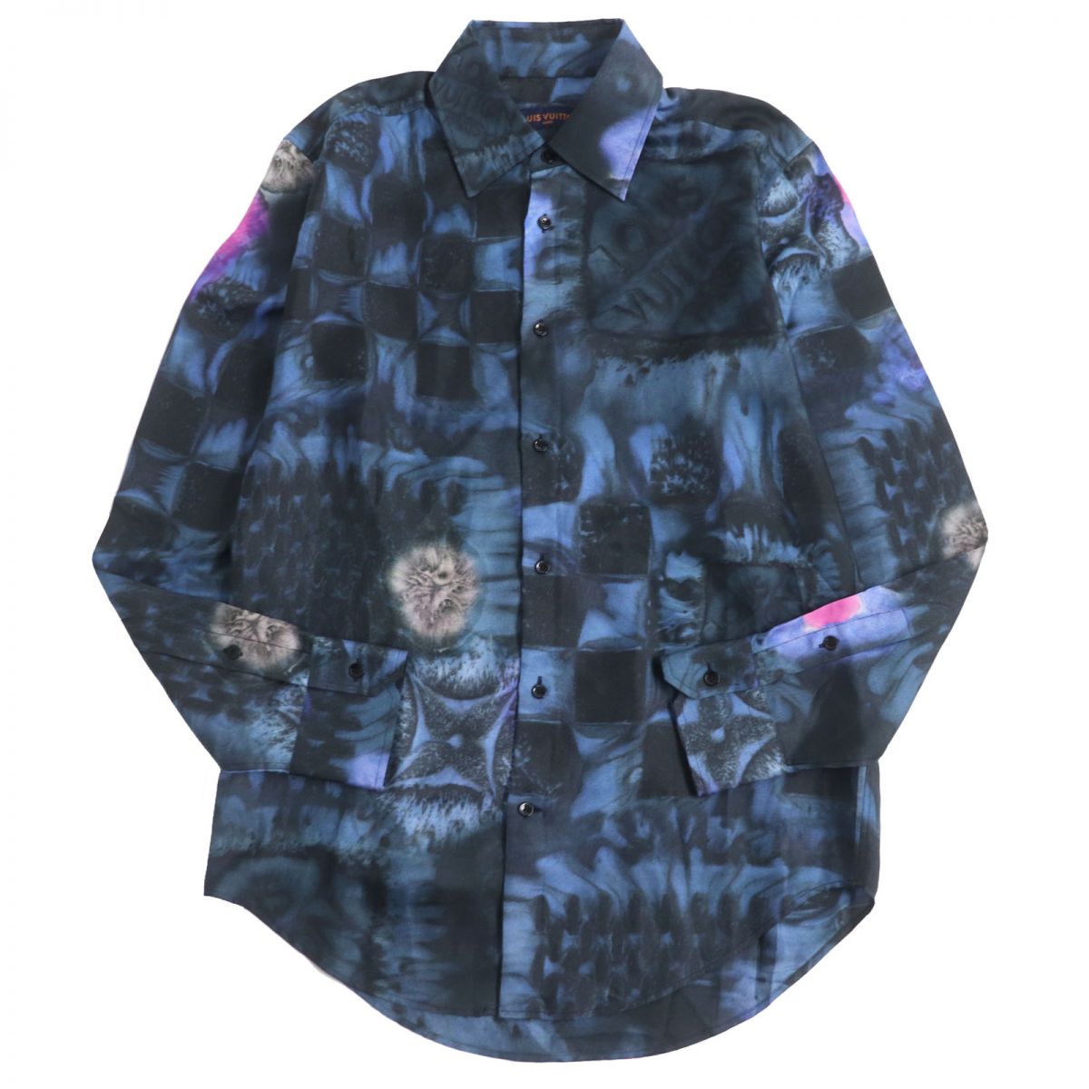 Louis Vuitton Long sleeve shirt Navy Apparel