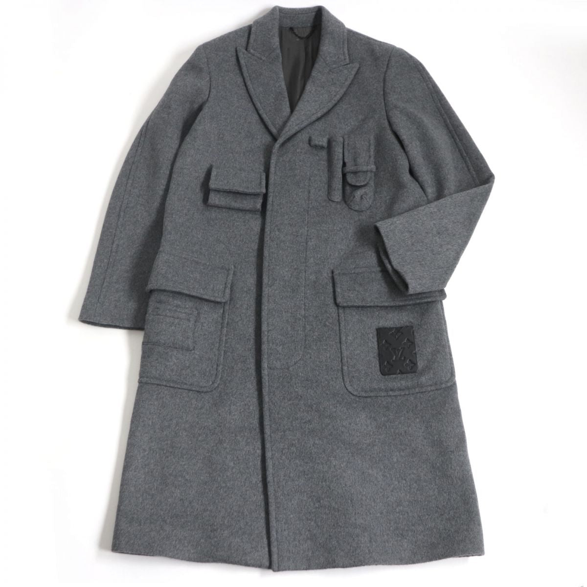 Louis Vuitton coat Part 50 Part 50 Wool Cotton Gray Apparel