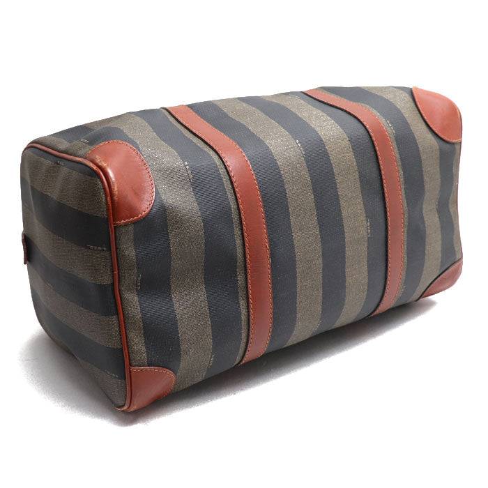 Fendi Pequin Pvc Boston Bag Travel Bag