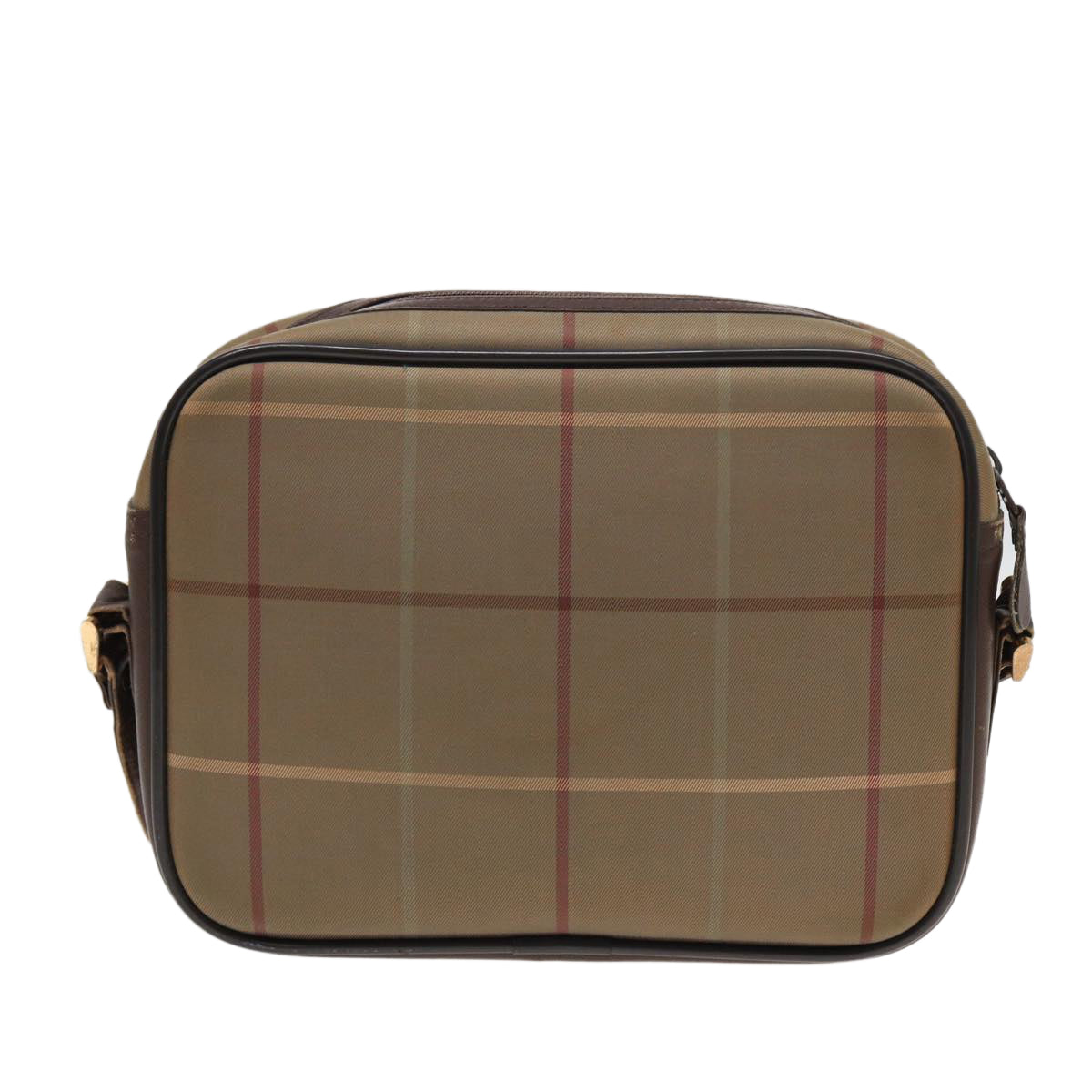 Burberry Luxury ss Nova Check Shoulder Bag Auth Ti1772 Canvas Brown Beige