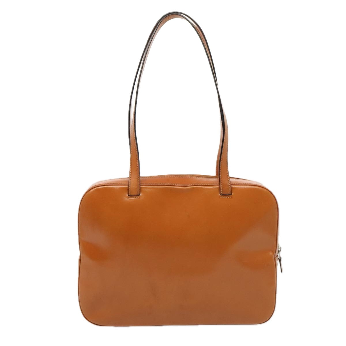 Burberry Luxury Shoulder Bag Auth Ti2043 Leather Brown Silver