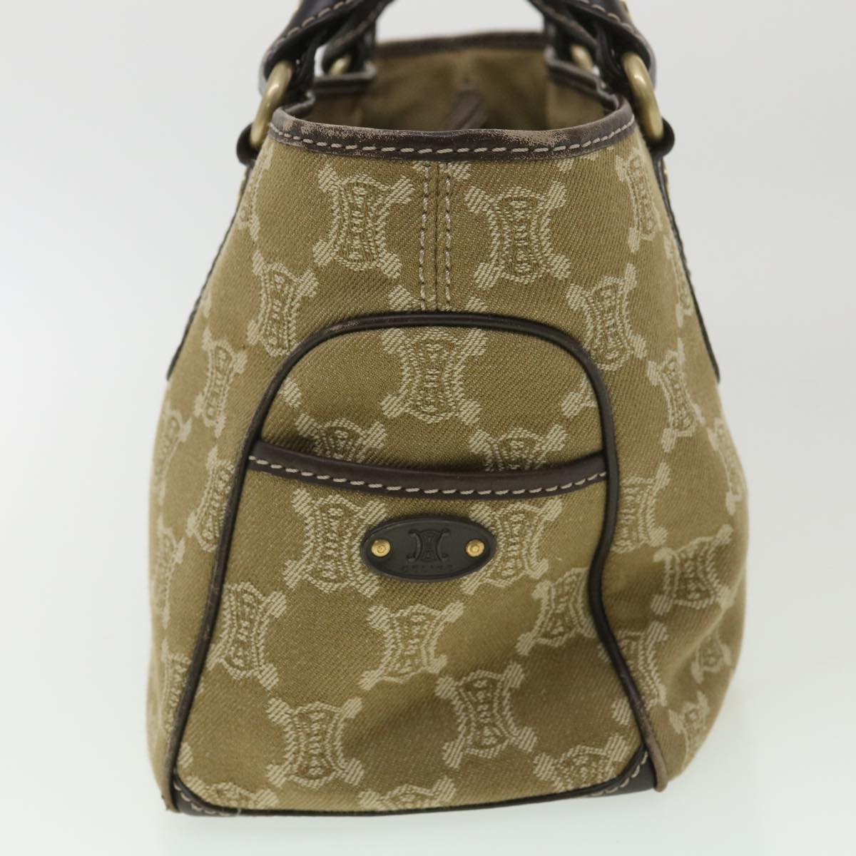 Luxury Paris Macadam Hand Bag Ti Canvas Brown Travel Bag