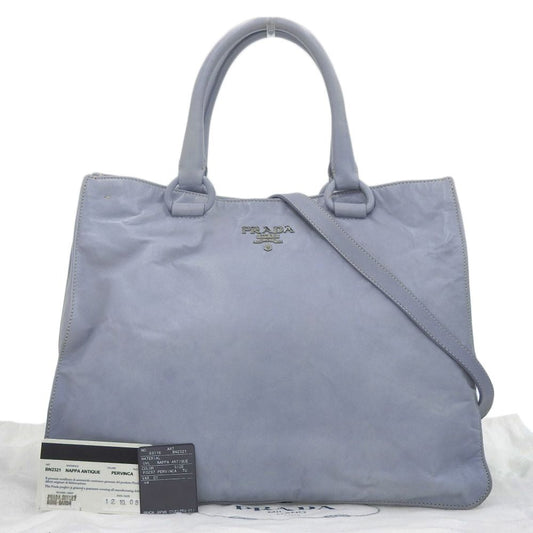 Prada Nappa Antique 2Way Bag Leather Travel Bag