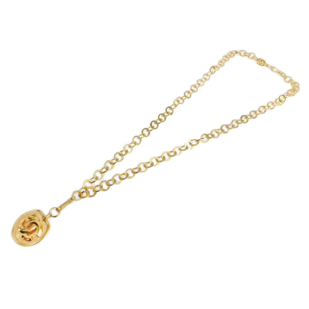 Coco Mark Long Necklace Gold Great