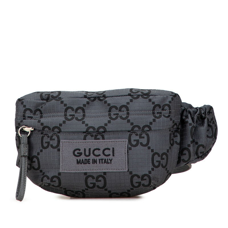 Gucci Waist Bag Leather Nylon Travel Bag Bag 1