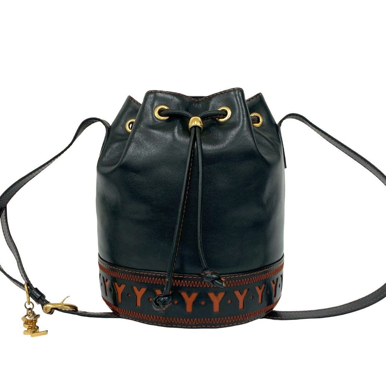 YSL Saint Laurent Yves Shoulder Bag Leather Shoulder Bag 5