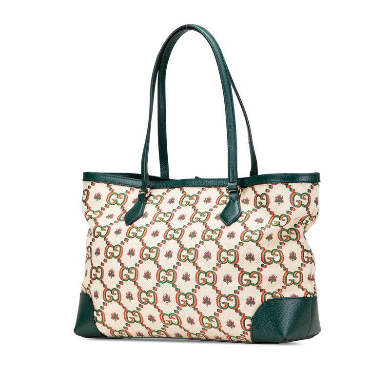 Gucci Ophidia Tote Bag Limited Leather Canvas