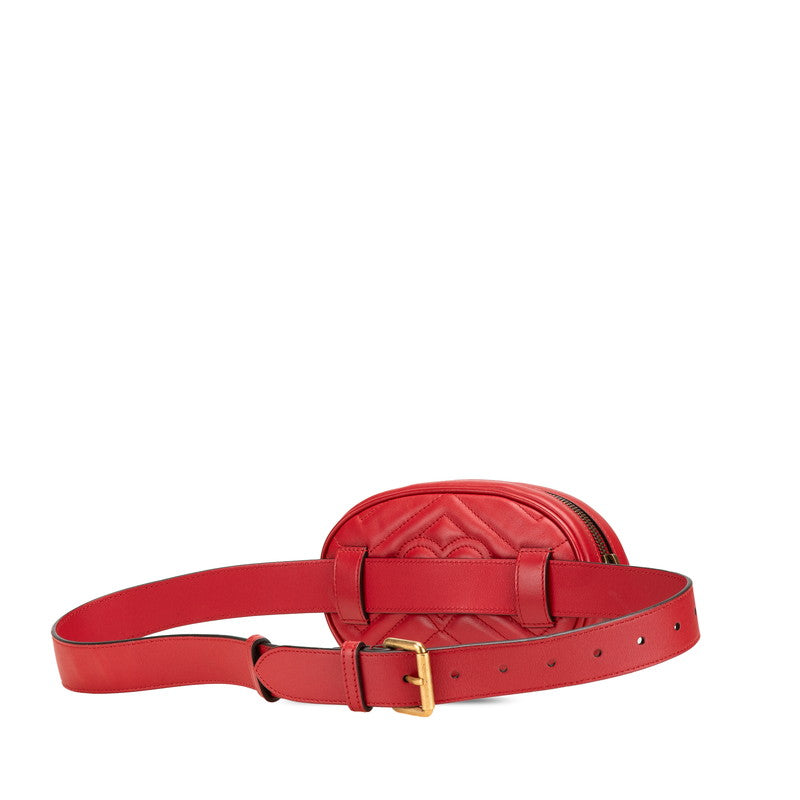 Gucci Marmont Waist Bag Leather Travel Bag
