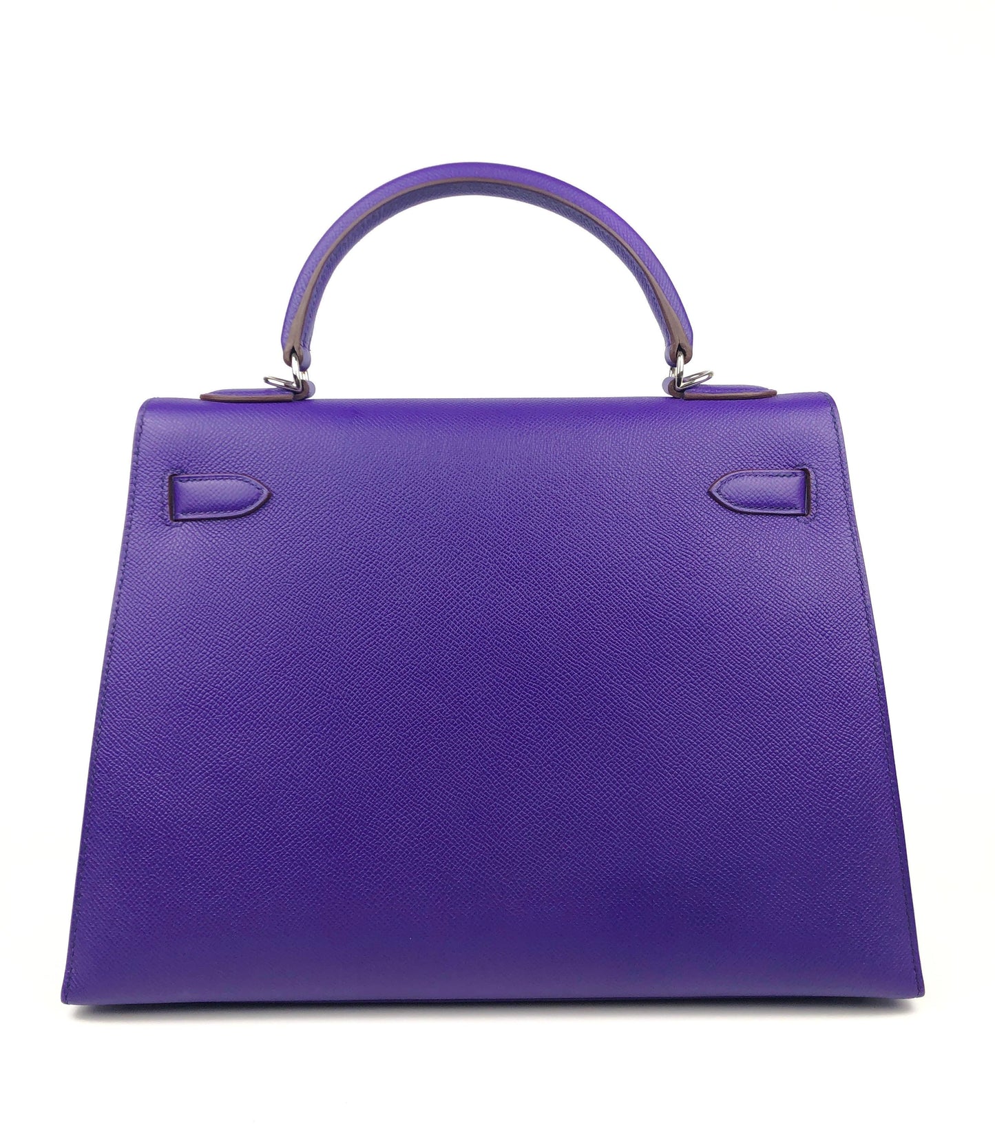 Hermes Luxury Cm Violet Epsom Sellier Kelly W Travel Bag