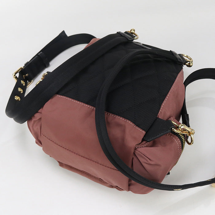 Burberry Backpack Backpack Acrylic Women Nylon Pink