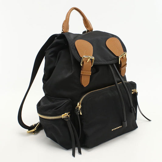 Burberry Backpack Backpack Women Leather Nylon Black