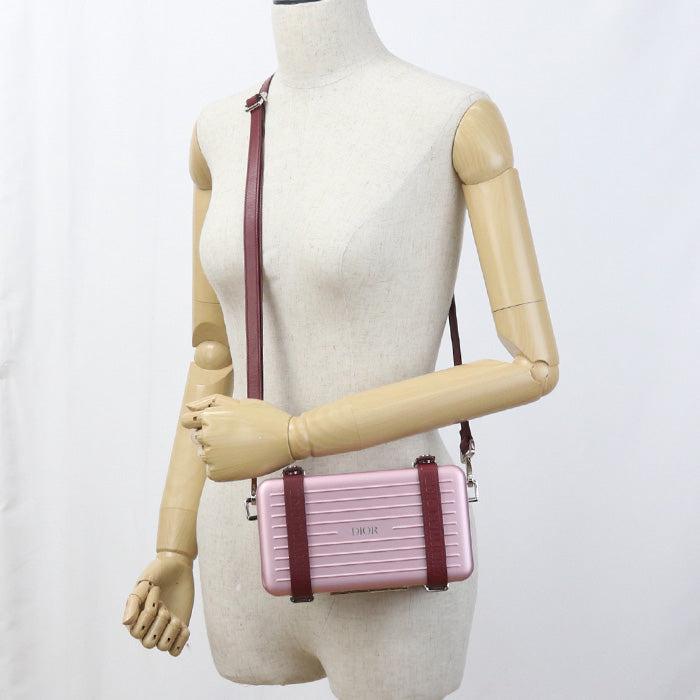 Dior Shoulder Bag Rimowa Personal Crossbody Bag Trunk Pink Mini