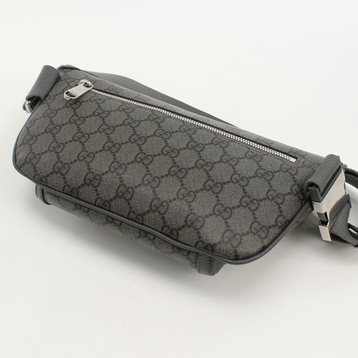 Gucci Belt Ofidia body GG Supreme Canvas Gray Accessory