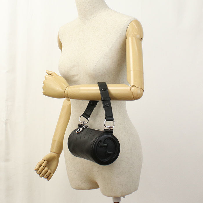 Gucci Blondy Leather Black Handbag