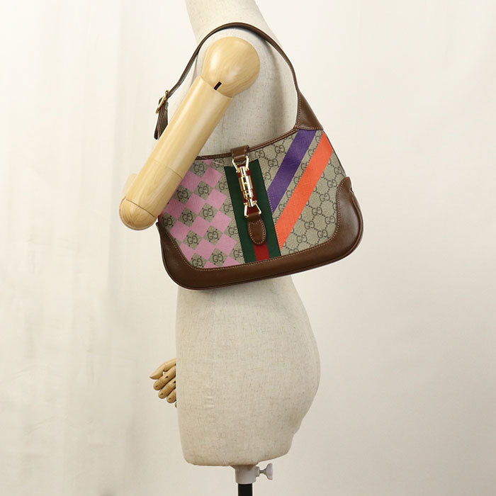 Gucci Jackie GG Supreme Multicolor Medium Shoulder Bag