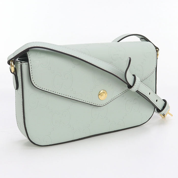 Gucci GG Super Leather Green Mini Shoulder Bag