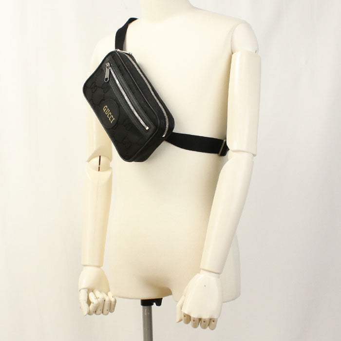 Gucci Off grid body GG Nylon Black Belt