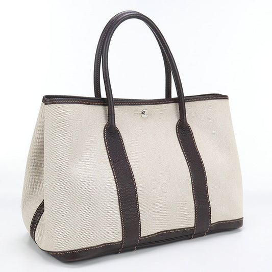 Hermes Garden Party Pm Tote Bag Women Beige