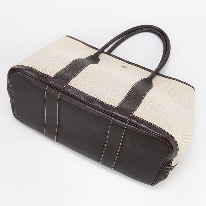 Hermes Garden Party Pm Tote Bag Women Beige