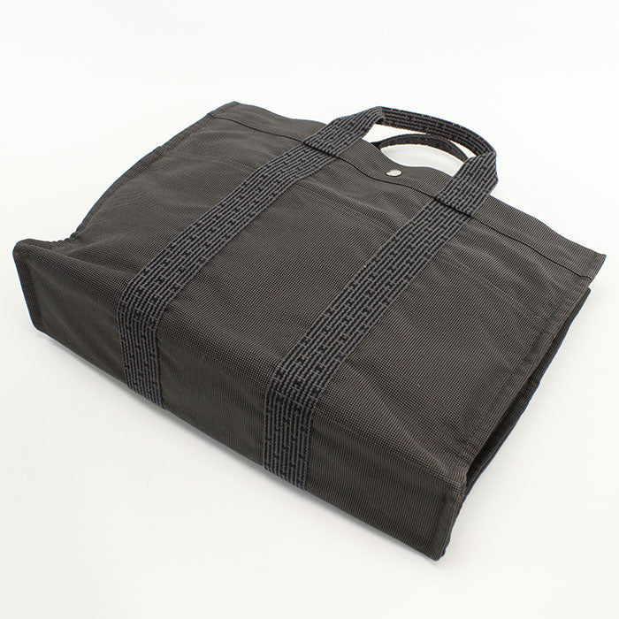 Hermes Her Line Mm Tote Bag Unisex Canvas Gray Usdhe99372011