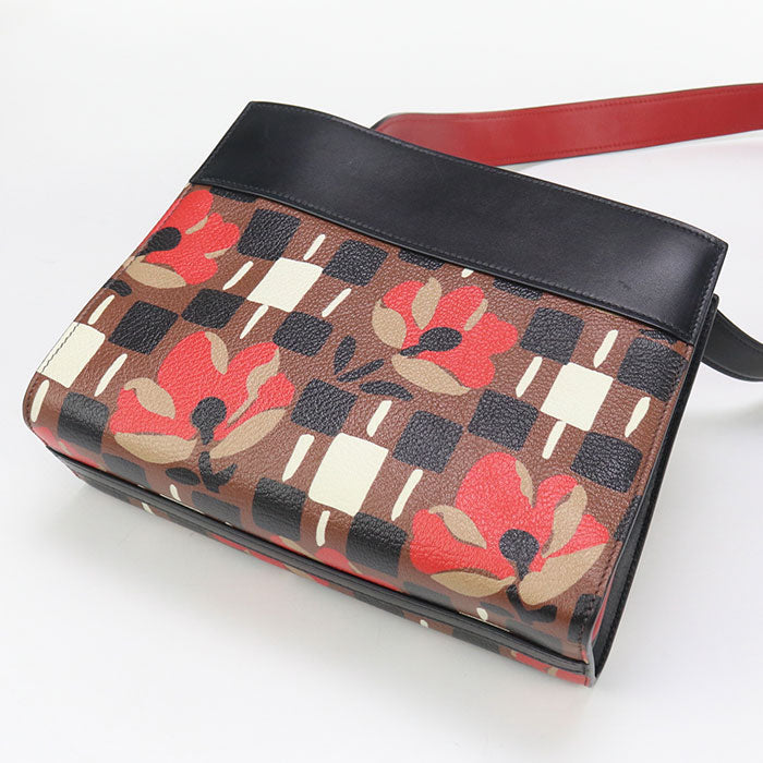 Shoulder Bag Bibliotheque Semi Shoulder Bag Women Leather Black