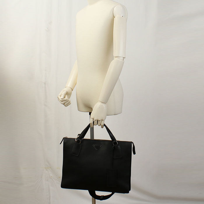 Waytote Bag Hand Bag Mens Leather Black