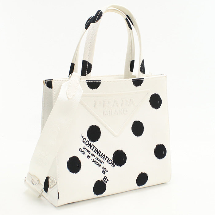Way Tote Bag Shoulder Bag Women Canvas White