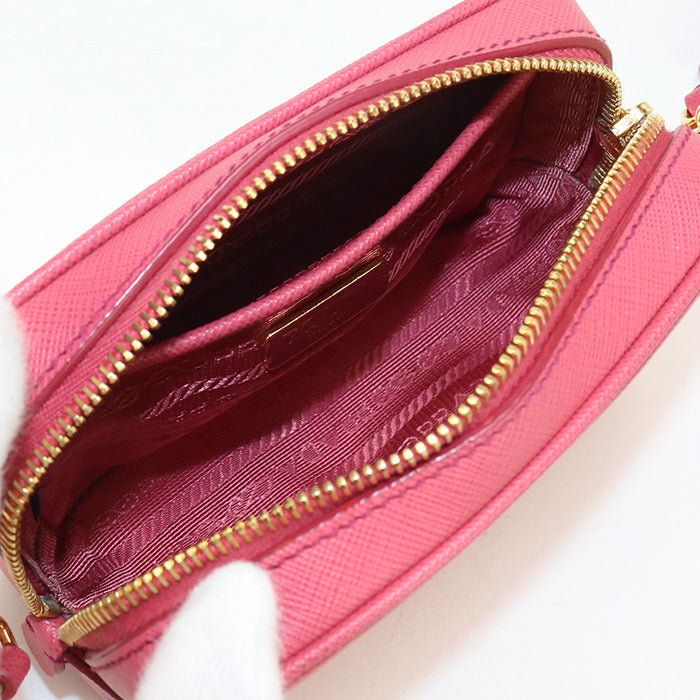 Shoulder Bag Safiano Shoulder Bag Women Leather Pink