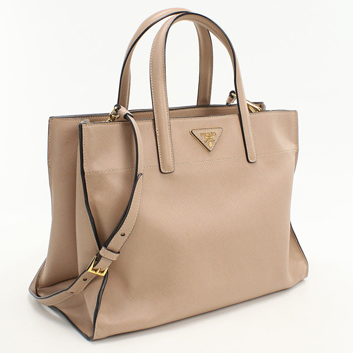 Way Tote Bag Safiano Women Leather Pink