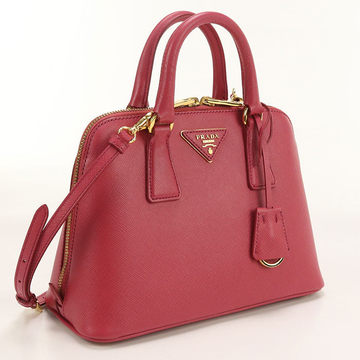 Safiano Way Handbag Women Leather Red Travel Bag