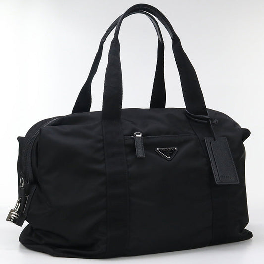 Boston Bag Safiano Duffel Bag Travel Bag Leather Nylon