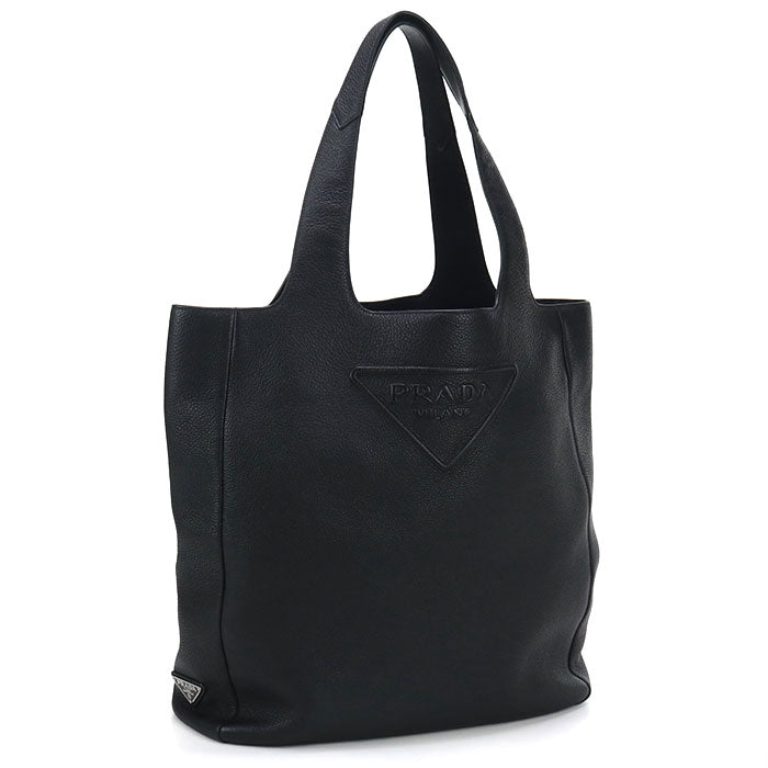 Tote Bag Mens Leather Black