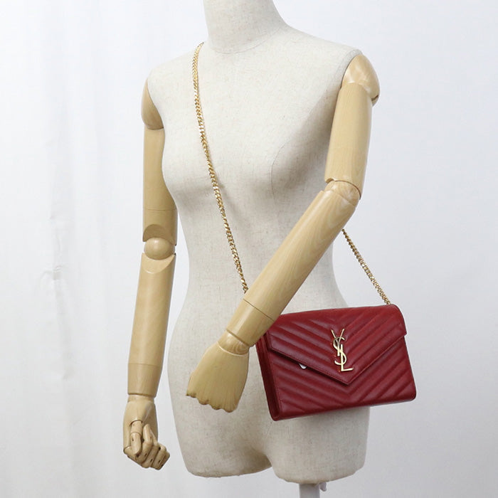 Saint Classic Cassandra Wallet Women Travel Bag Leather Red