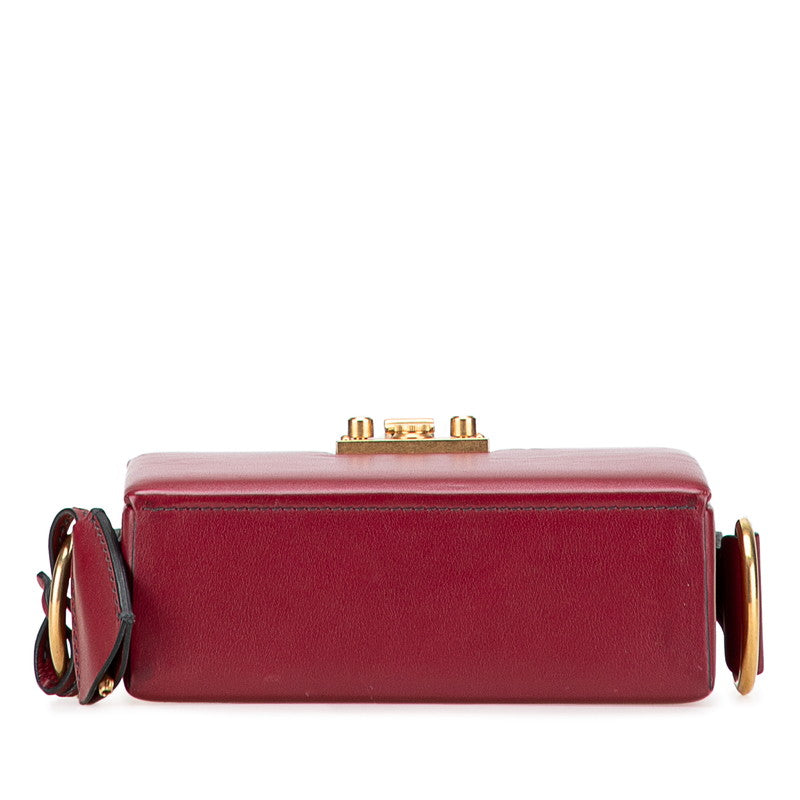 Dior Addict Box Shoulder Bag Leather Small