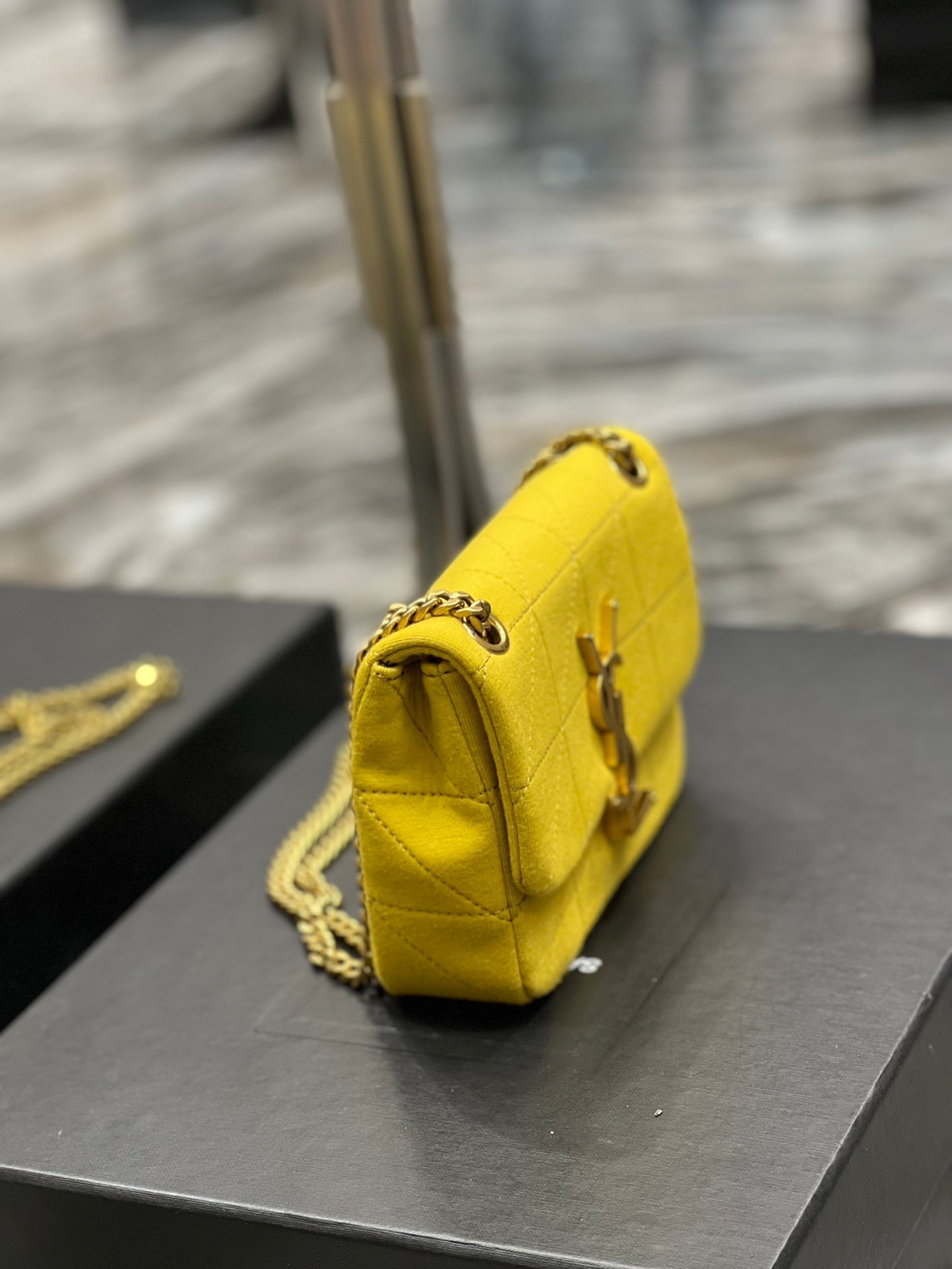 YSL Saint Laurent YSL Top Quality Jamie Bag Yellow For Mini Chain Travel Bag
