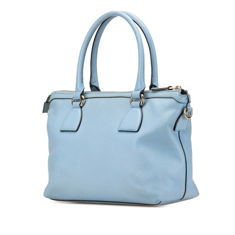 Gucci Interlocking 2Way Bag Leather Travel Bag Bag 5