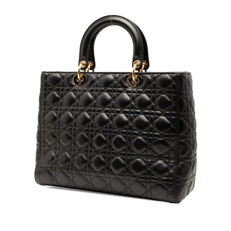 Dior Book Tote Macro Cannage 2Way Bag Leather Tote Bag