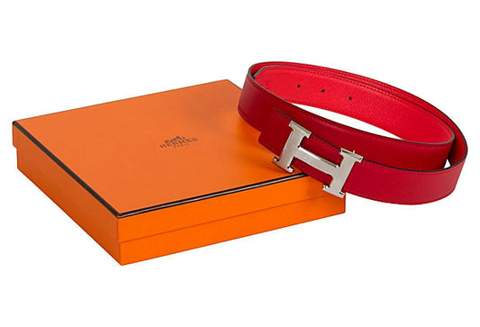 Hermes Bouganville Reversible Belt Handbag Red