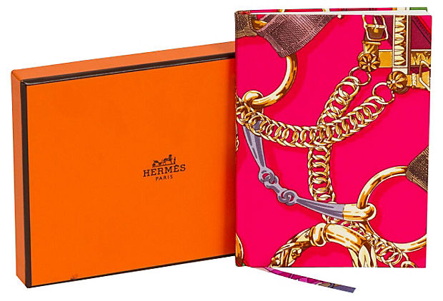 Hermes Brides De Gala Silk Notebook Handbag Pink Travel Bag Silk Notebook Her080143Vfemfe