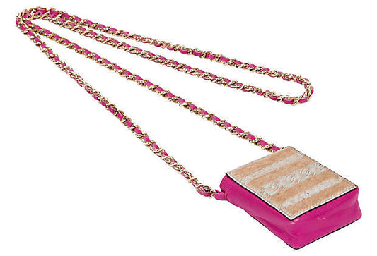 Chanel Crossbody Ponyhair Pink Mini Crossbody Bag
