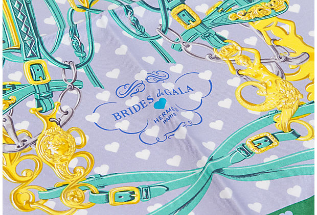 Hermes Brides De Gala Love Pochette Handbag Travel Bag